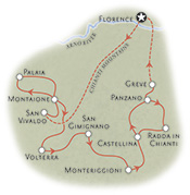 Tuscany Italy Map